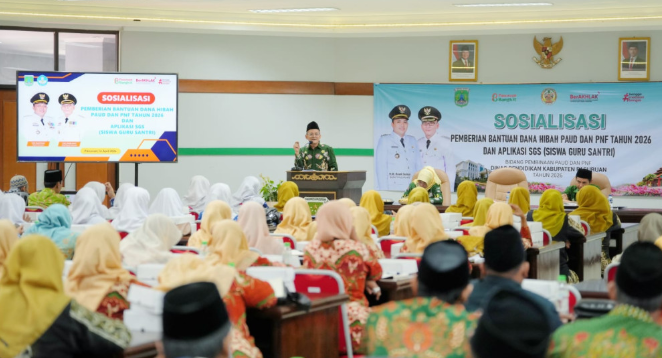 Rp35,5 Miliar Hibah untuk 10.831 Guru PAUD dan PNF di Pasuruan, Gus Shobih: Meski Ada Efisiensi, Kami Tetap Support!