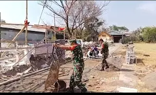 Bangkitkan Semangat Gotong royong, Babinsa Ajak Warga