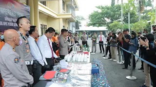 Polres Nganjuk Berhasil Ungkap Ratusan Kasus Selama Operasi Pekat Semeru 2025
