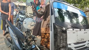 ringsek-kondisi-motor-dan-truk-yang-terlibat-tabrakan-di-pacarkeling-kejayan-rabu-pagi-99-sHxte