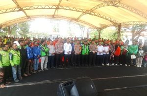 Mas Febri Ajak Driver Ojol Pasuruan Jaga Kekompakan dan Keselamatan Berkendara