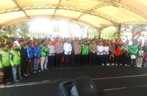 Mas Febri Ajak Driver Ojol Pasuruan Jaga Kekompakan dan Keselamatan Berkendara